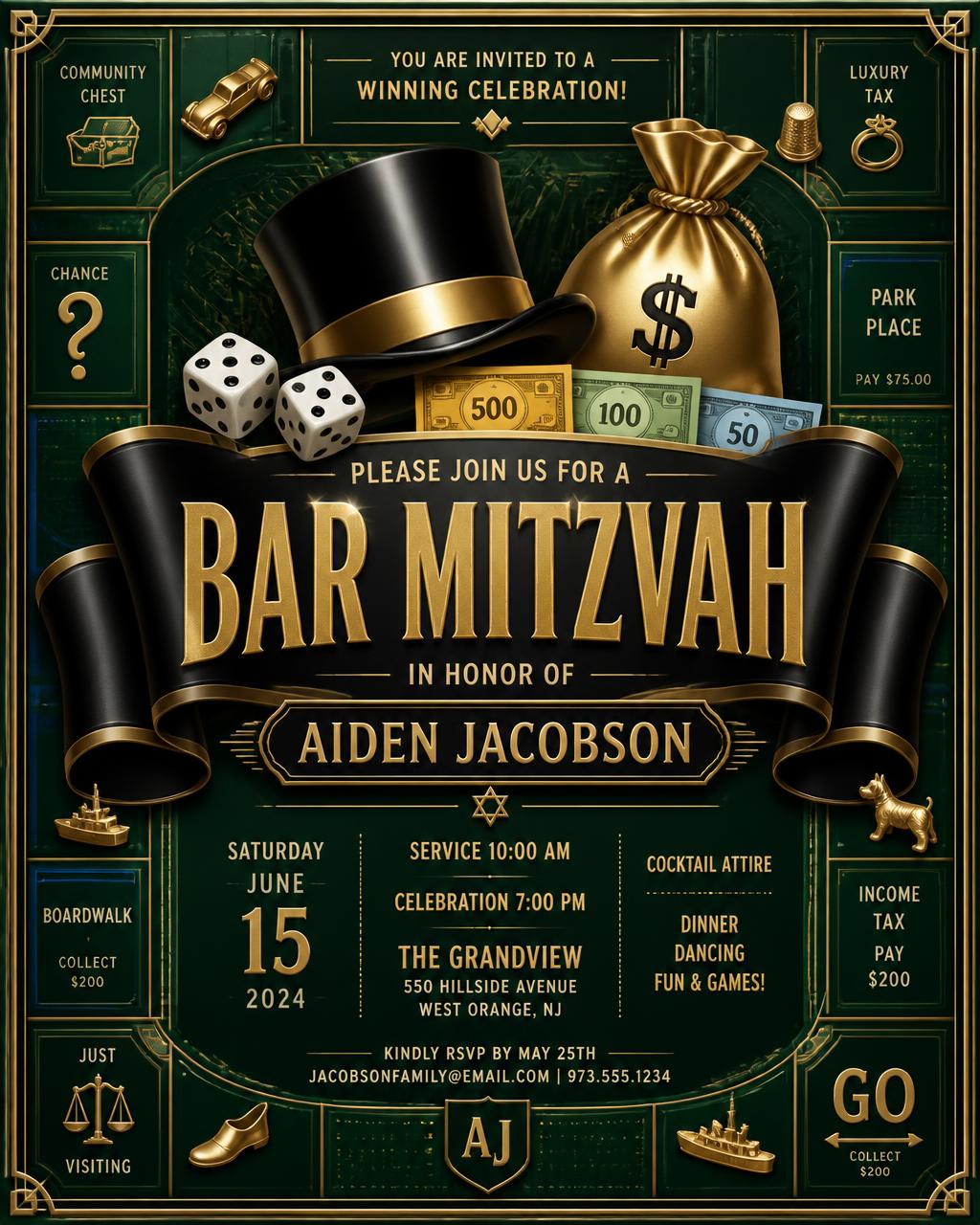 Suite complète — Bar Mitzva — Noam L., Ra'anana